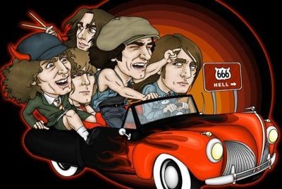 AC/DC  cartoon