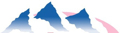 Evian logo mountains