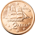 Greece (it’s a 2 cent piece)