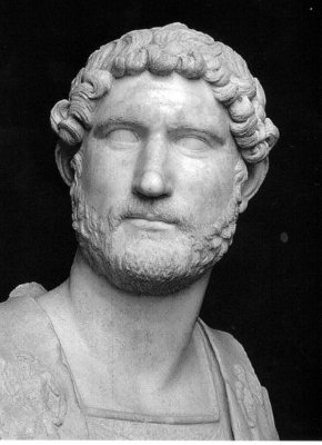 Hadrian (clue refers to  Hadrian's Wall)