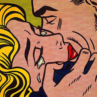 Roy  Liechtenstein (kiss V -1964)